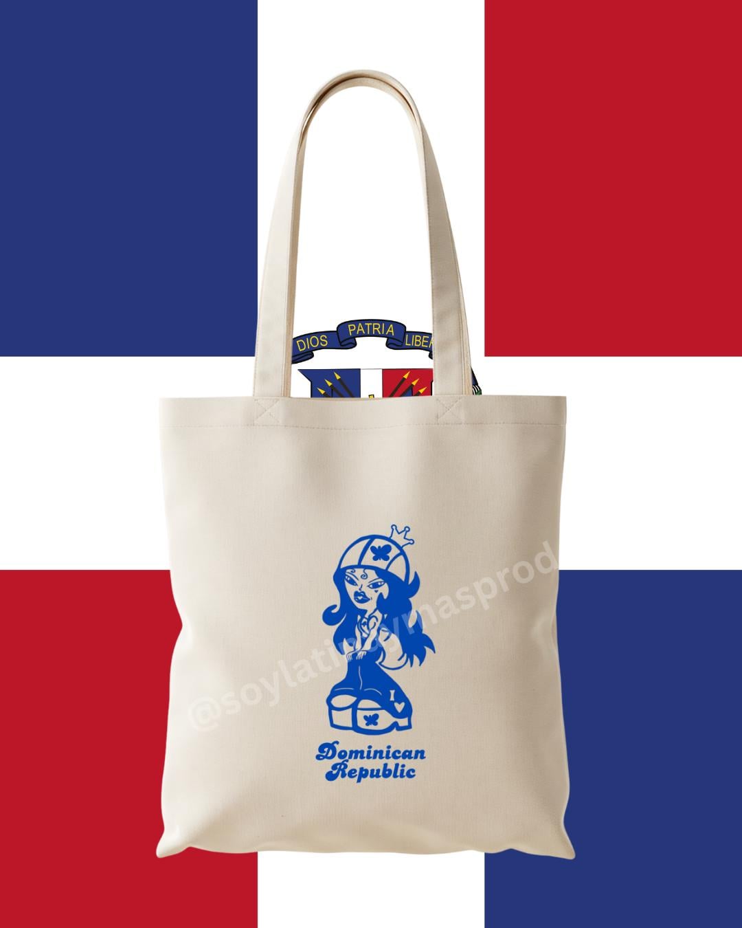 Latina Doll Tote Bag – Small / Large | (Caribbean)