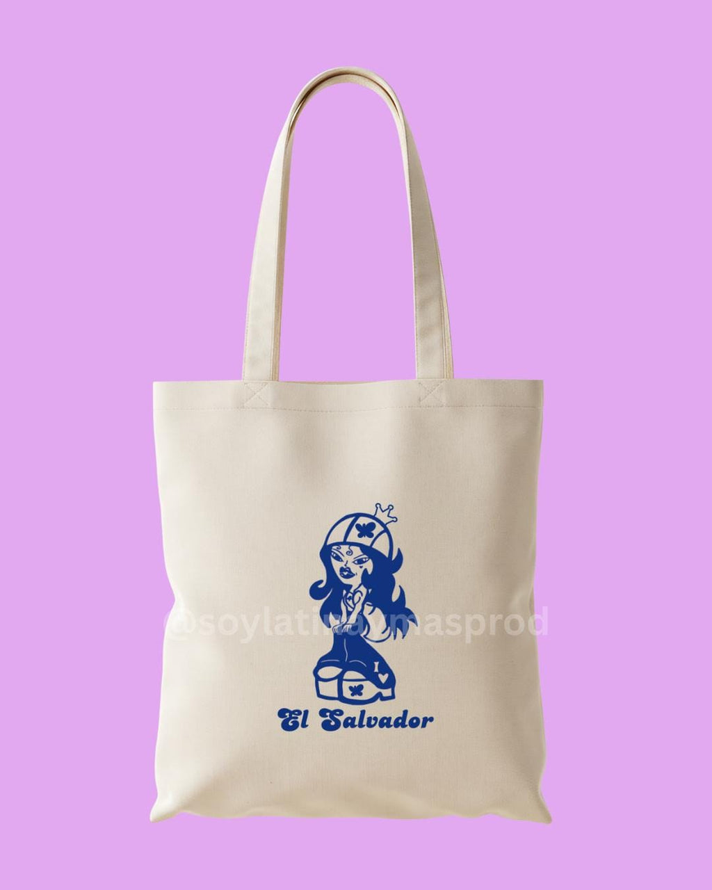 Latina Doll ToteBag – Small / Large | All Latino Countries