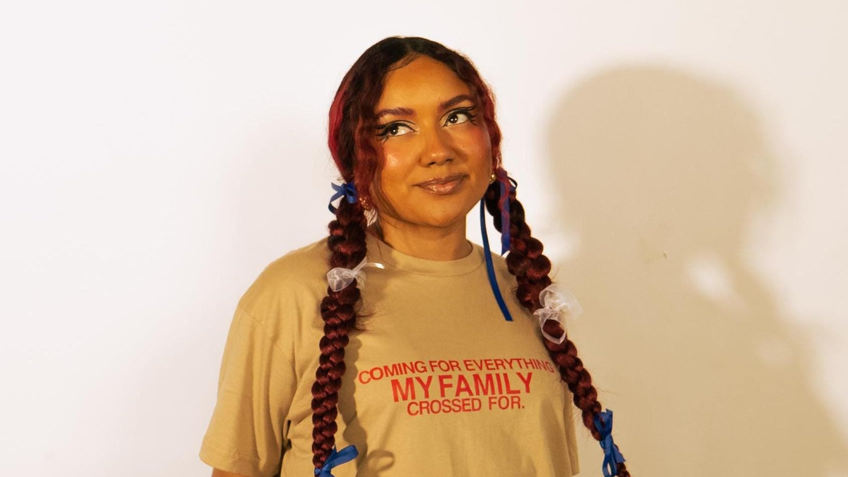 Latina Immigrant Support T-Shirt: "Coming for Everything My Family Crossed For"