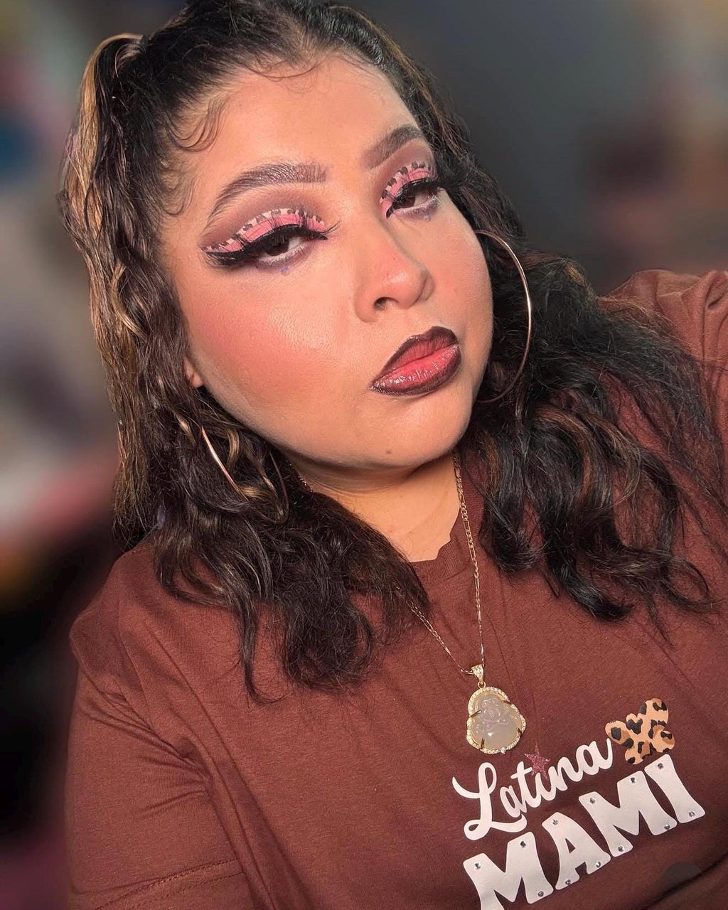 Latina Mami T-Shirt: Leopard Butterfly Graphic Tee